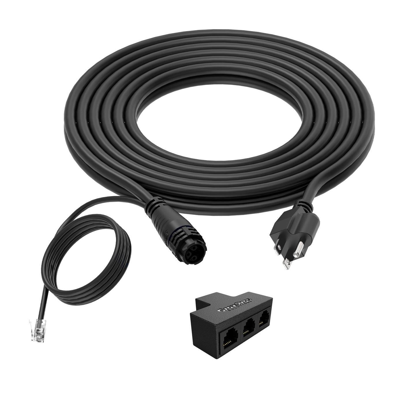 Grow Pros Solutions UCL Power Cord with RJ12 Data Cable, 240 Volt