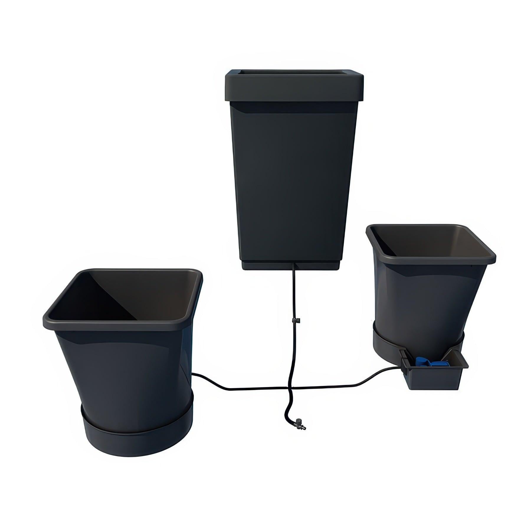 2 plastic plant pots AutoPot 2 Pot Watering System