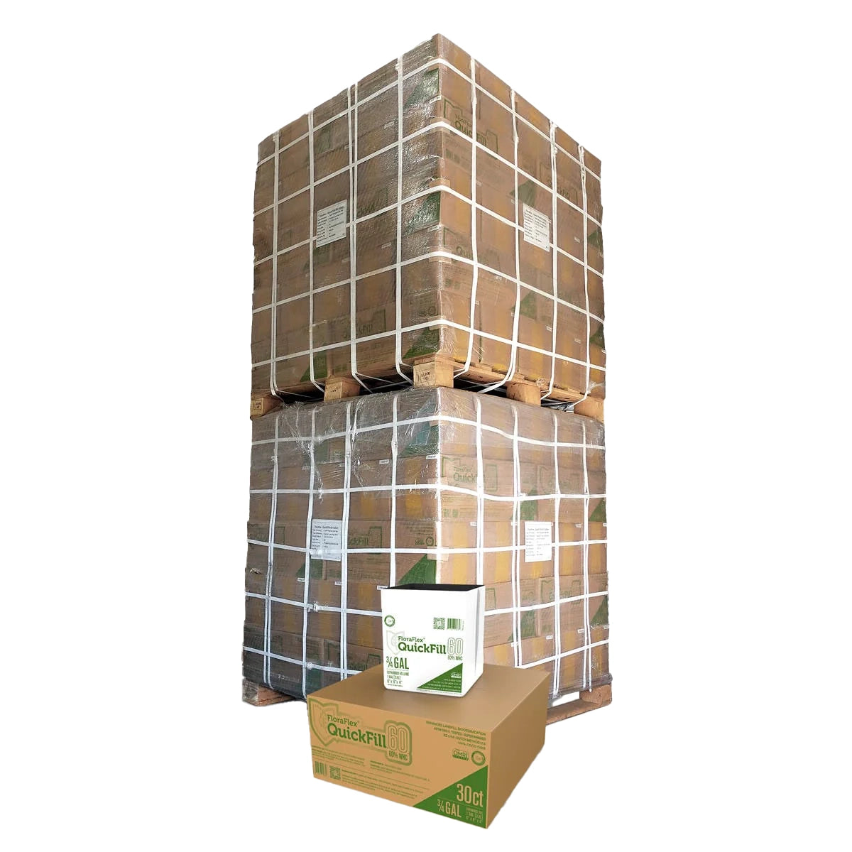 FloraFlex QuickFill Bag, 60% WHC, 3/4 Gallon, Pallet of 3000.