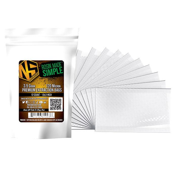NugSmasher 3.5 Gram Premium Extraction Bags, Pack of 12