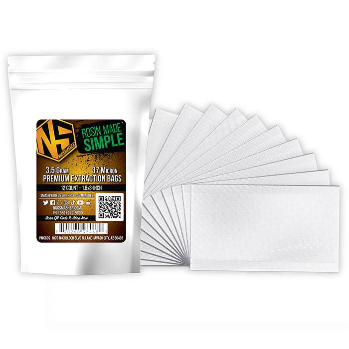 NugSmasher 3.5 Gram Premium Extraction Bags, Pack of 12