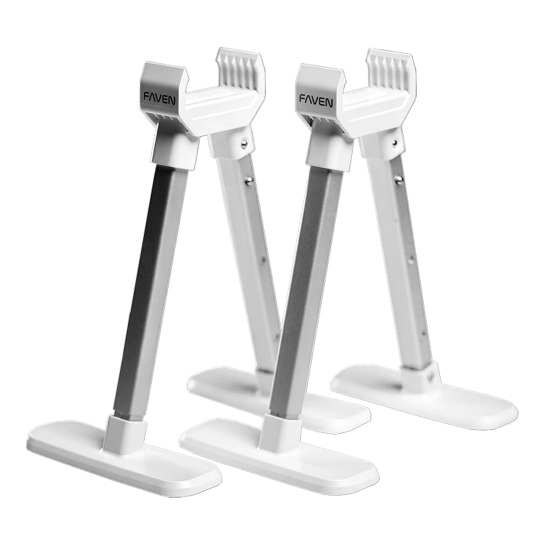 Faven Lighting Adjustable Stands, 8 Inch, 10 Inch, & 12 Inch - Pack of 2