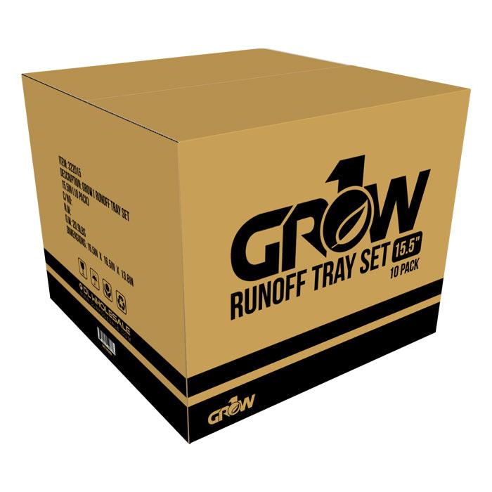 Grow1 Runoff Tray Set, Pack of 10