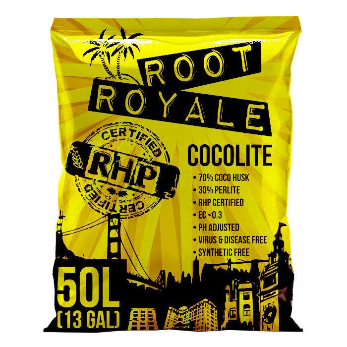 Root Royale Cocolite 70/30 Coco Coir & Perlite - RHP Certified, 50 Liter - Pallet of 40 Bags