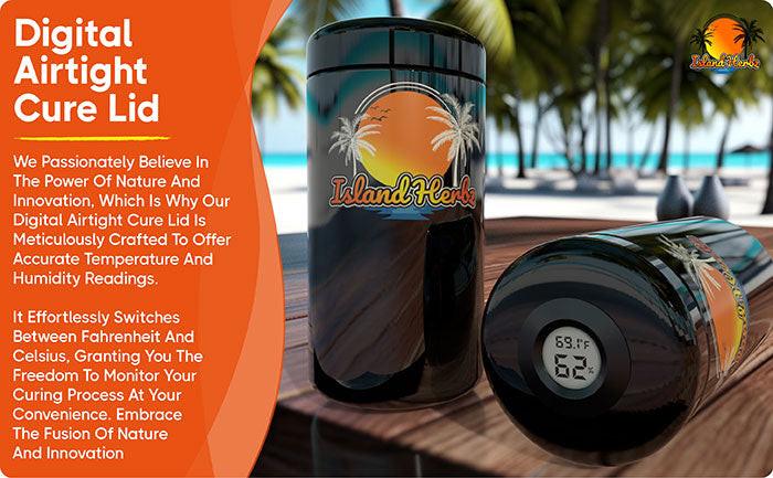 Island Herbz 1 oz. Premium Bio-Photonic Purple UV Glass Storage Jar, Single Pack