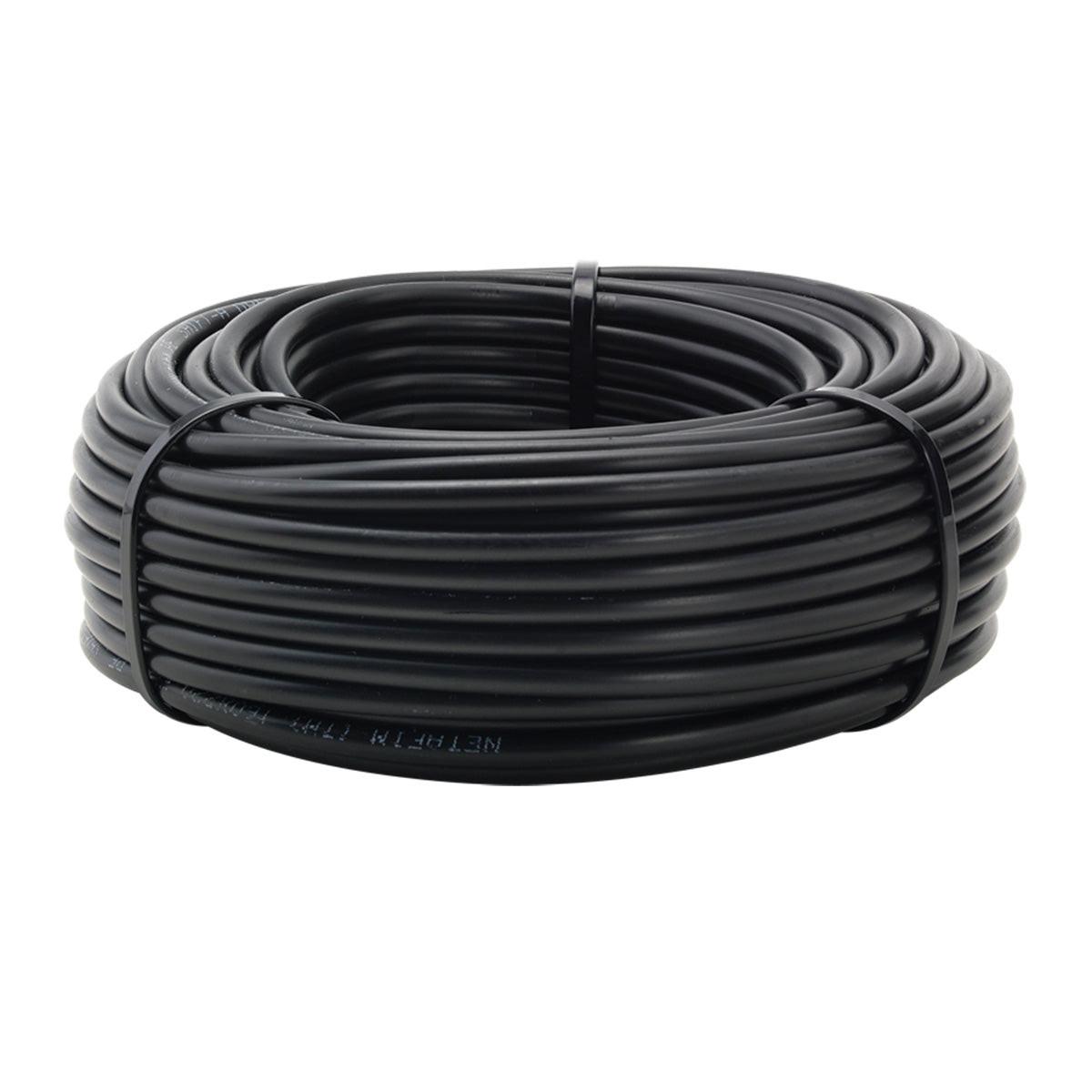 Netafim Pre-Cut Flex Black Micro PE Tubing, 5/3mm, 30 Inch, Pack of 100