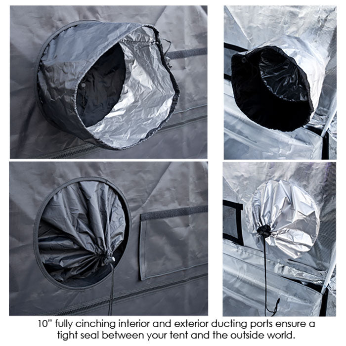 Gorilla Grow Tent 4' x 4' 250 Watt Covert LED-X Grow Tent Kit With Automated Ventilation Package