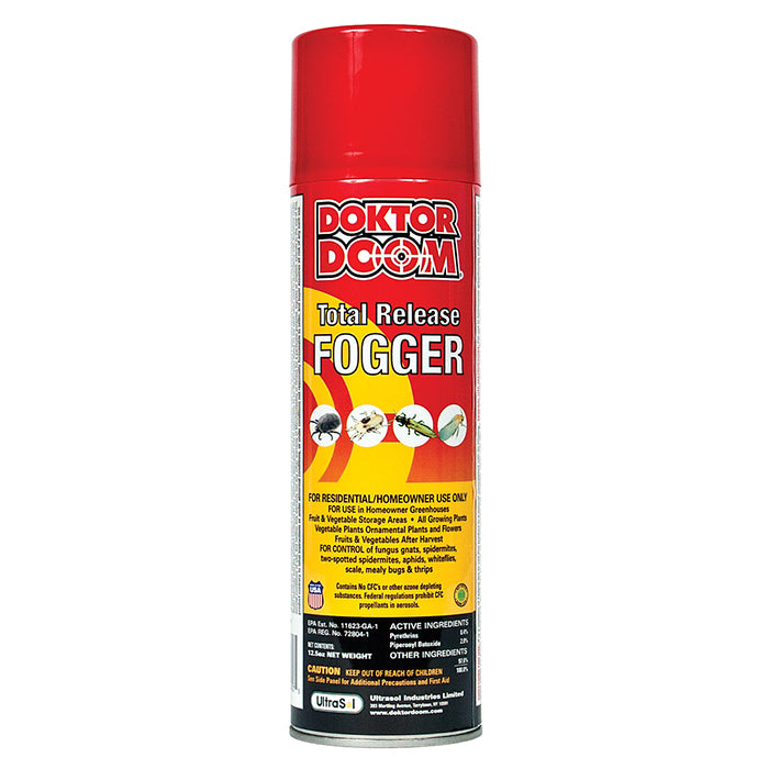 Doktor Doom Total Release Fogger Ready-to-Use Insecticide & Miticide, 12.5 oz.