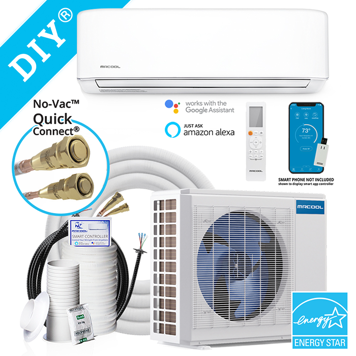 MRCOOL DIY GEN 4 E-Star Ductless Mini-Split Air Conditioner With Heat Pump