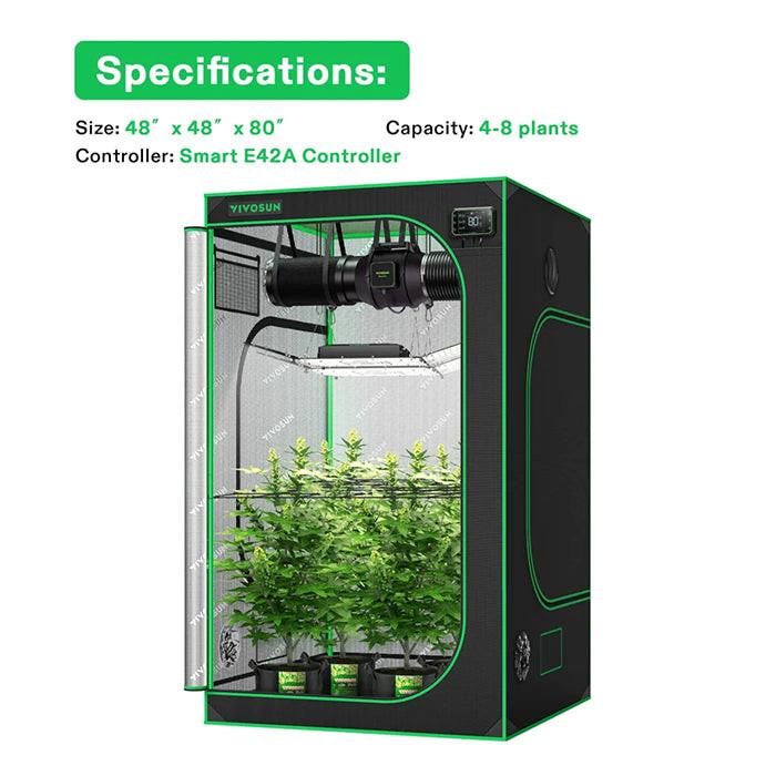 Vivosun GIY-SE 4' x 4' Smart LED Grow Tent Kit