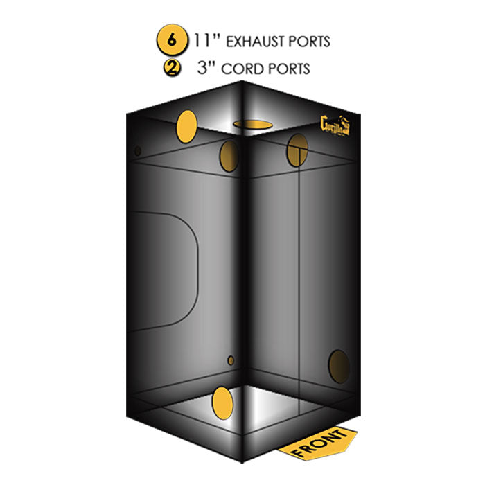 Gorilla Grow Tent 4' x 4' KIND X750 LED Grow Tent Kit With Automated Ventilation Package