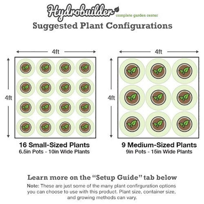 Gorilla Grow Tent 4' x 4' Fluorescent T5 Grow Tent Kit With Automated Ventilation Package