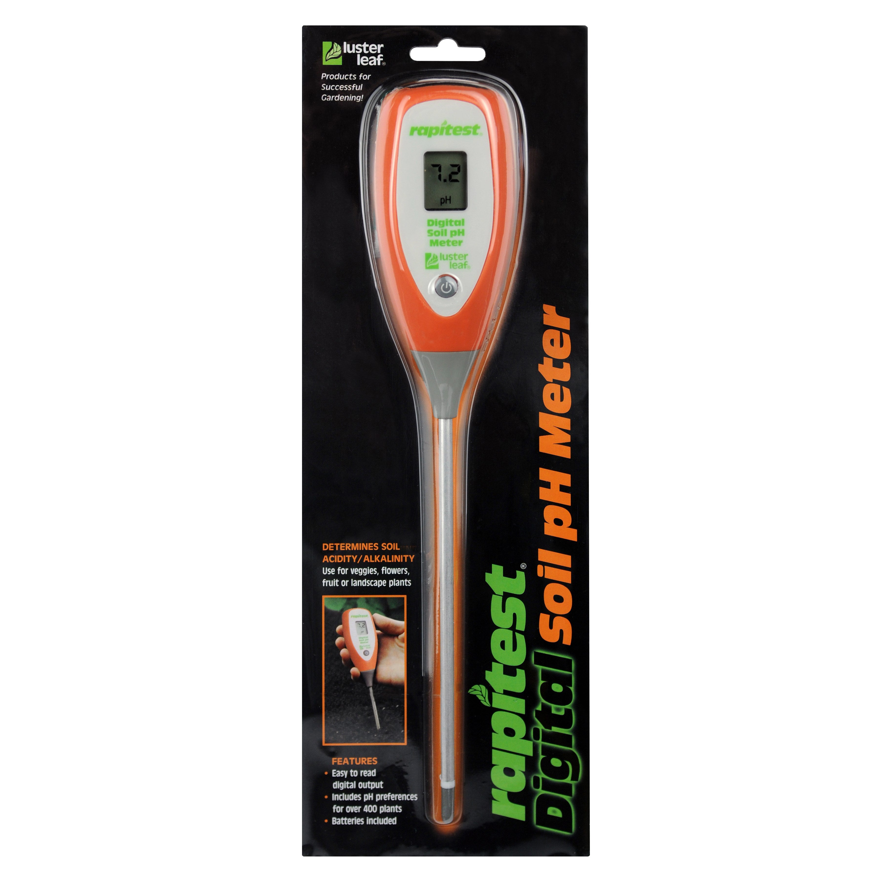 Luster Leaf Products Rapitest Digital Soil pH Meter - Pack of 12