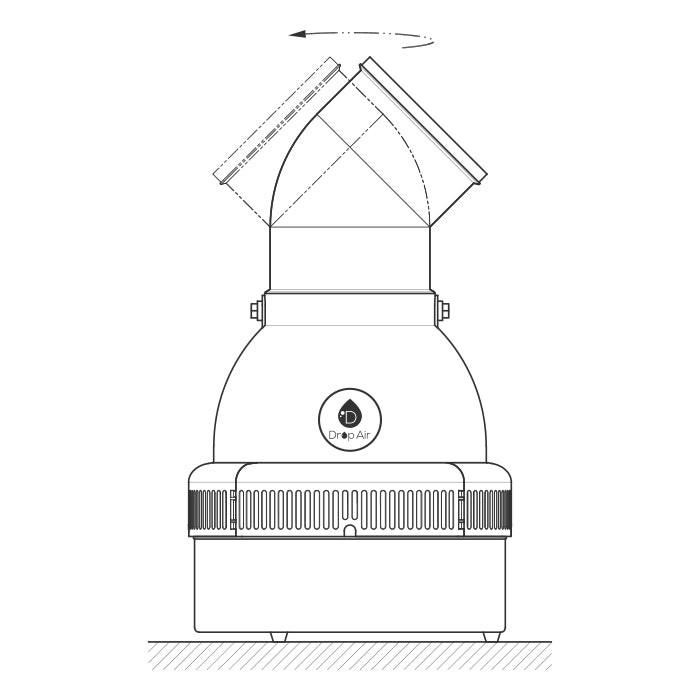 Drop Air X Humidifier, 200 Pints/Day
