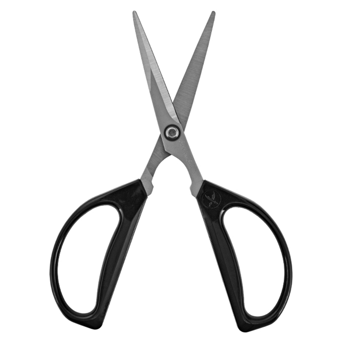 DL Wholesale Piranha Pruner Stainless Steel Blade Bonsai Shear Scissors, Black - 60mm