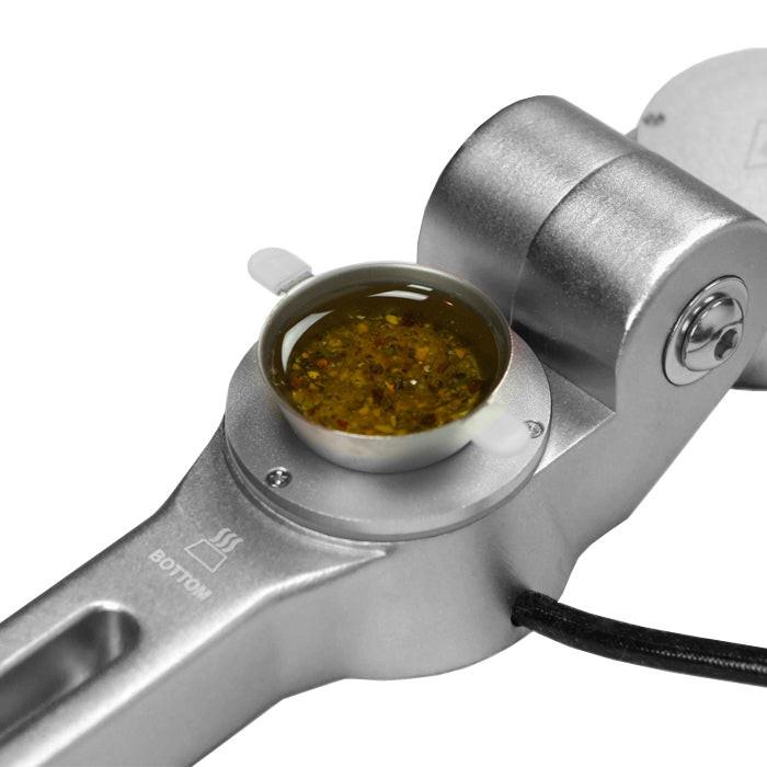 Rosinbud M1 All-In-One Portable Rosin Press & Oil Infuser, Silver