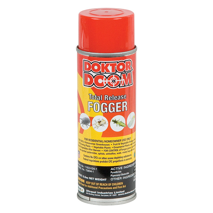 Doktor Doom Total Release Fogger Ready-to-Use Insecticide & Miticide, 5.5 oz.