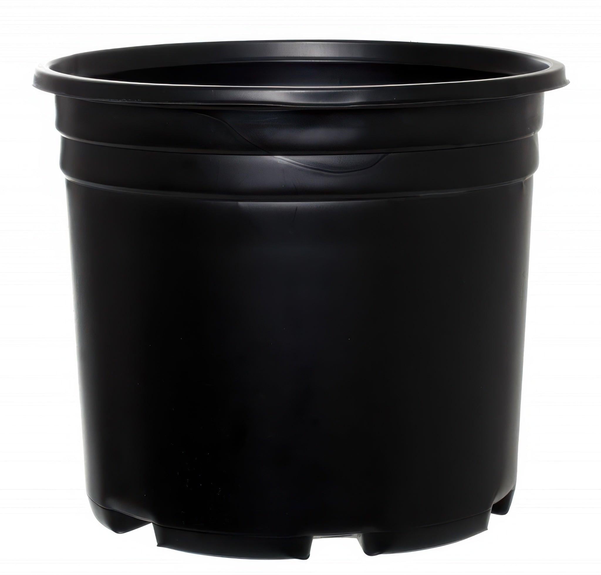 5 gallon ceramic plant pot Pro Cal 5 Gallon Squat Thermoformed Nursery Pot