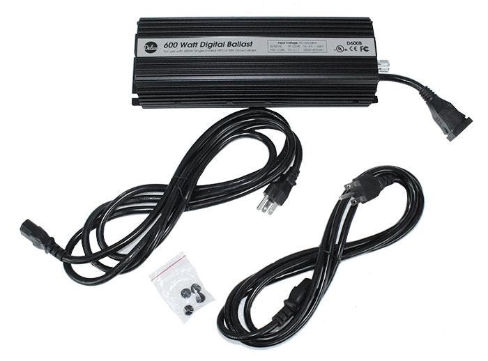 Delux 600 Watt Dimmable Grow Light Ballast, 120/240 Volt