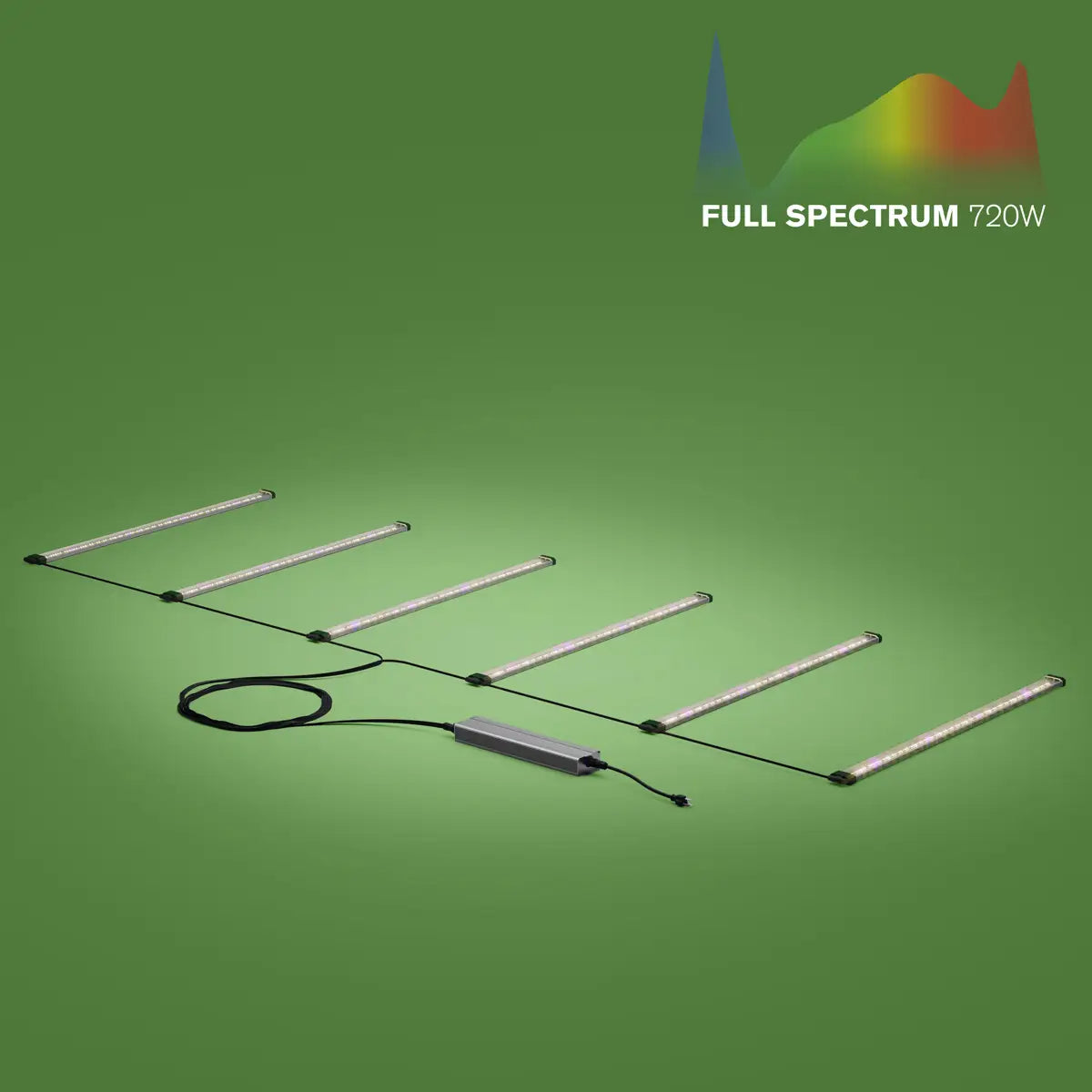 FloraFlex 6-Bar 720 Watt Full-Spectrum Under-Canopy LED Grow Light