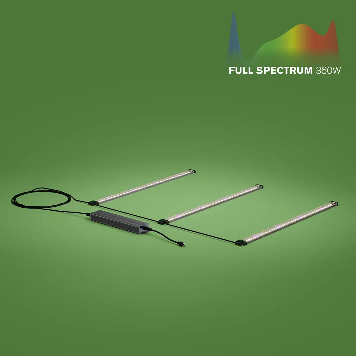 FloraFlex 3-Bar 360 Watt Full-Spectrum Under-Canopy LED Grow Light