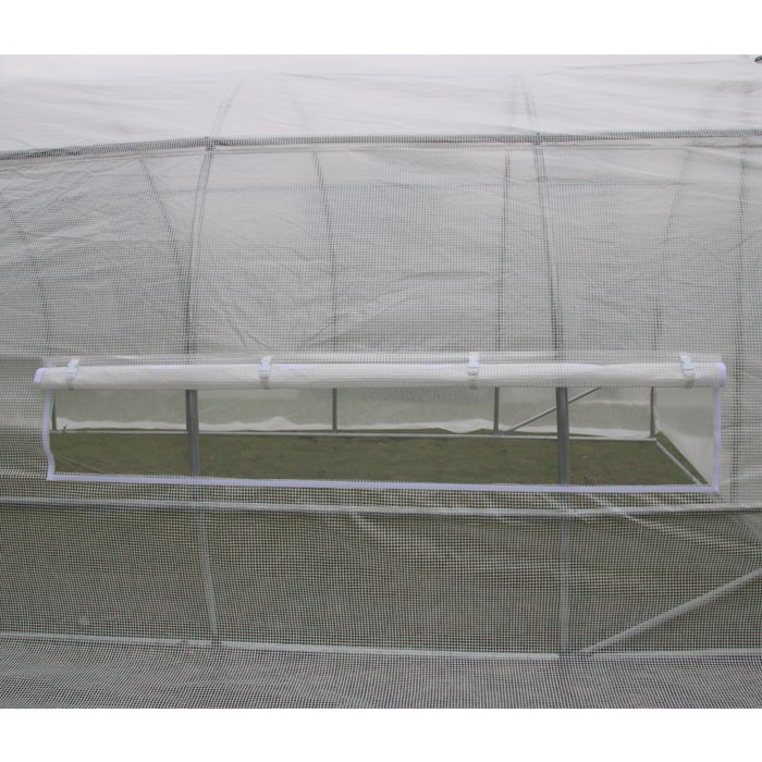 Grow1 Heavy Duty Greenhouse Hoop House - 40 ft. x 10 ft. x 6.5 ft.