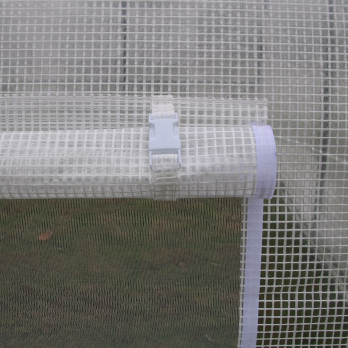 Grow1 Heavy Duty Greenhouse Hoop House - 40 ft. x 10 ft. x 6.5 ft.