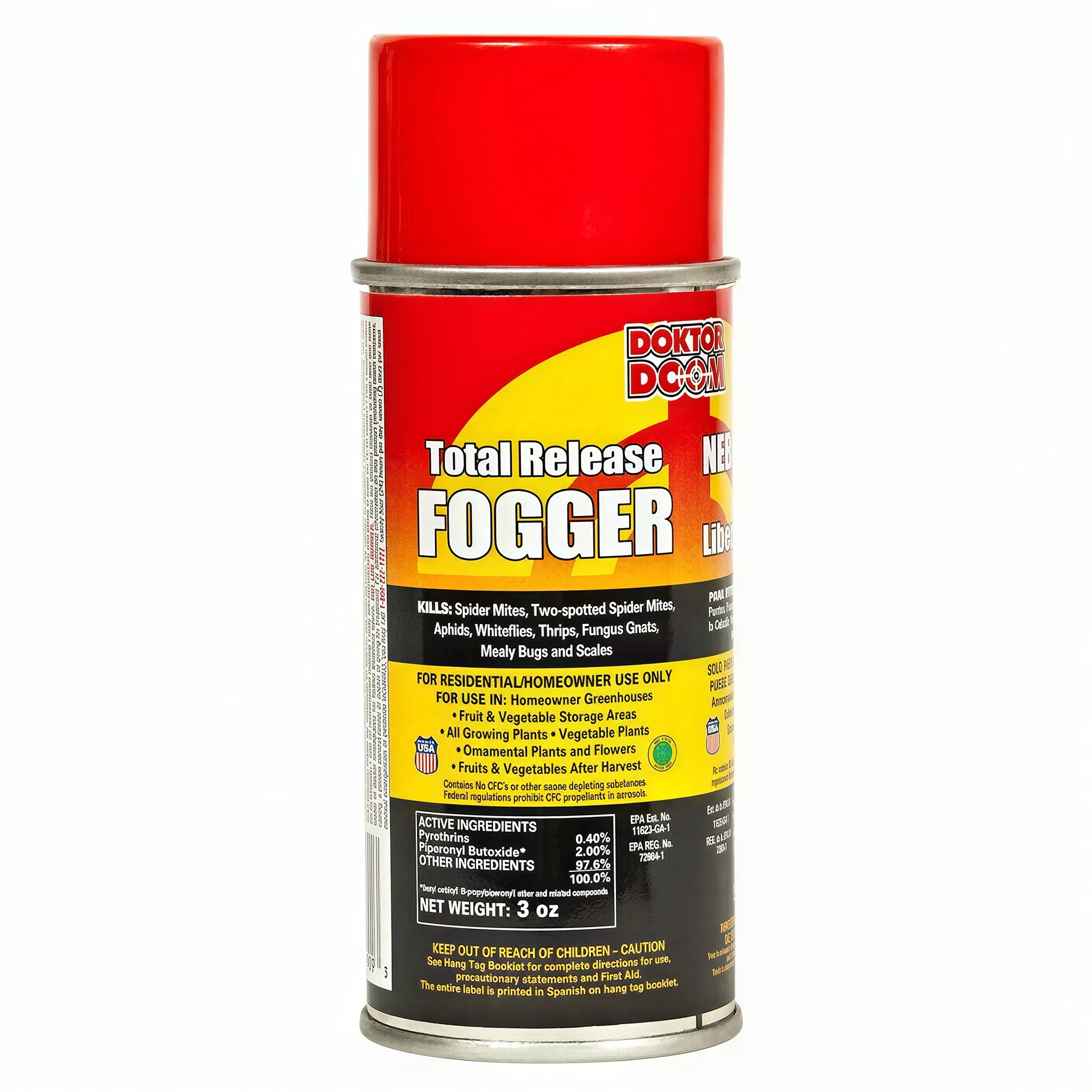 Doktor Doom Total Release Fogger Ready-to-Use Insecticide & Miticide