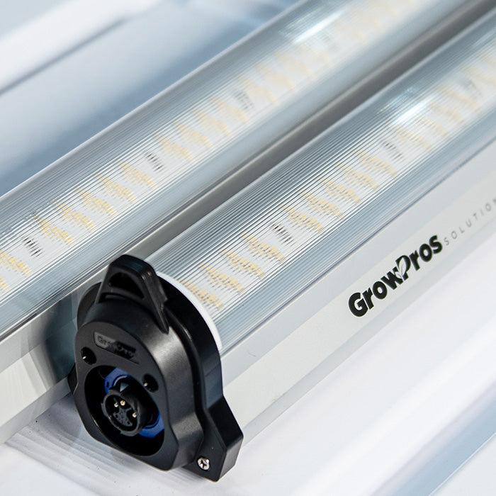 Grow Pros Solutions 8-Foot 250 Watt Under Canopy LED Grow Light Bar With Leg Stands, Pack of 4