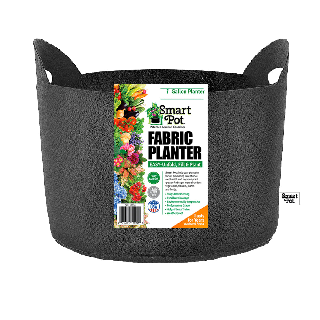 Smart Pot Fabric Pots with Handles, Black