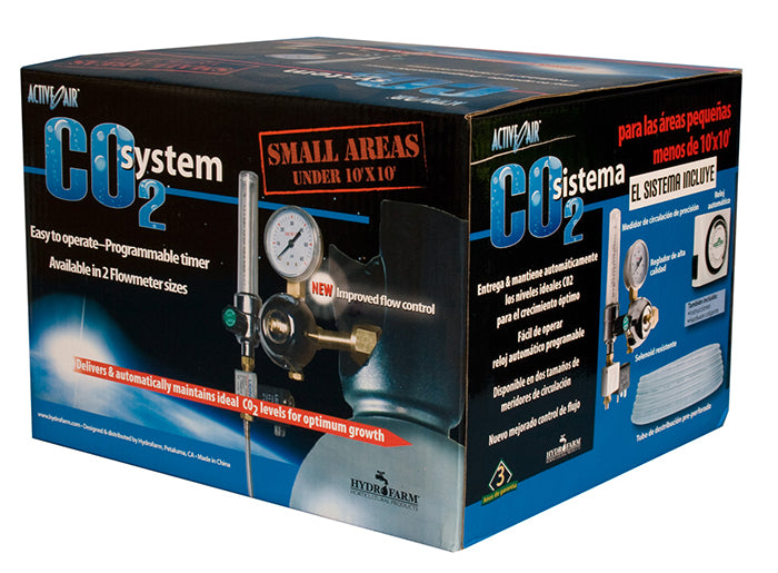 Active Air CO2 Regulator System with Timer, 0.2-2 cu ft per hour