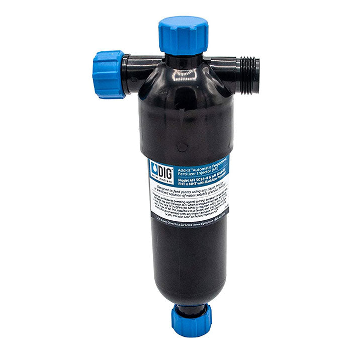 DIG Add-It Proportional Fertilizer Injector with Backflow Device, 1 Pint, 3/4 Inch FHT - Pack of 4
