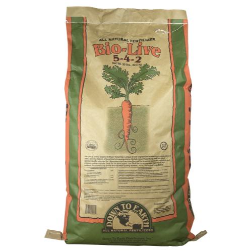 Down To Earth Bio-Live, 50 lb.