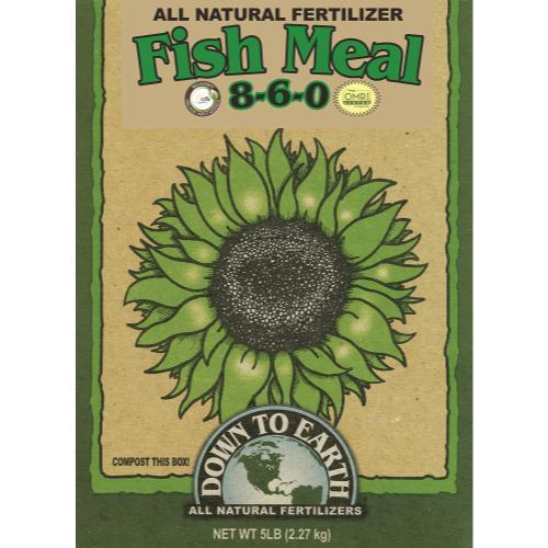 nutrient rich fertilizer Down To Earth Fish Meal, 5 lb