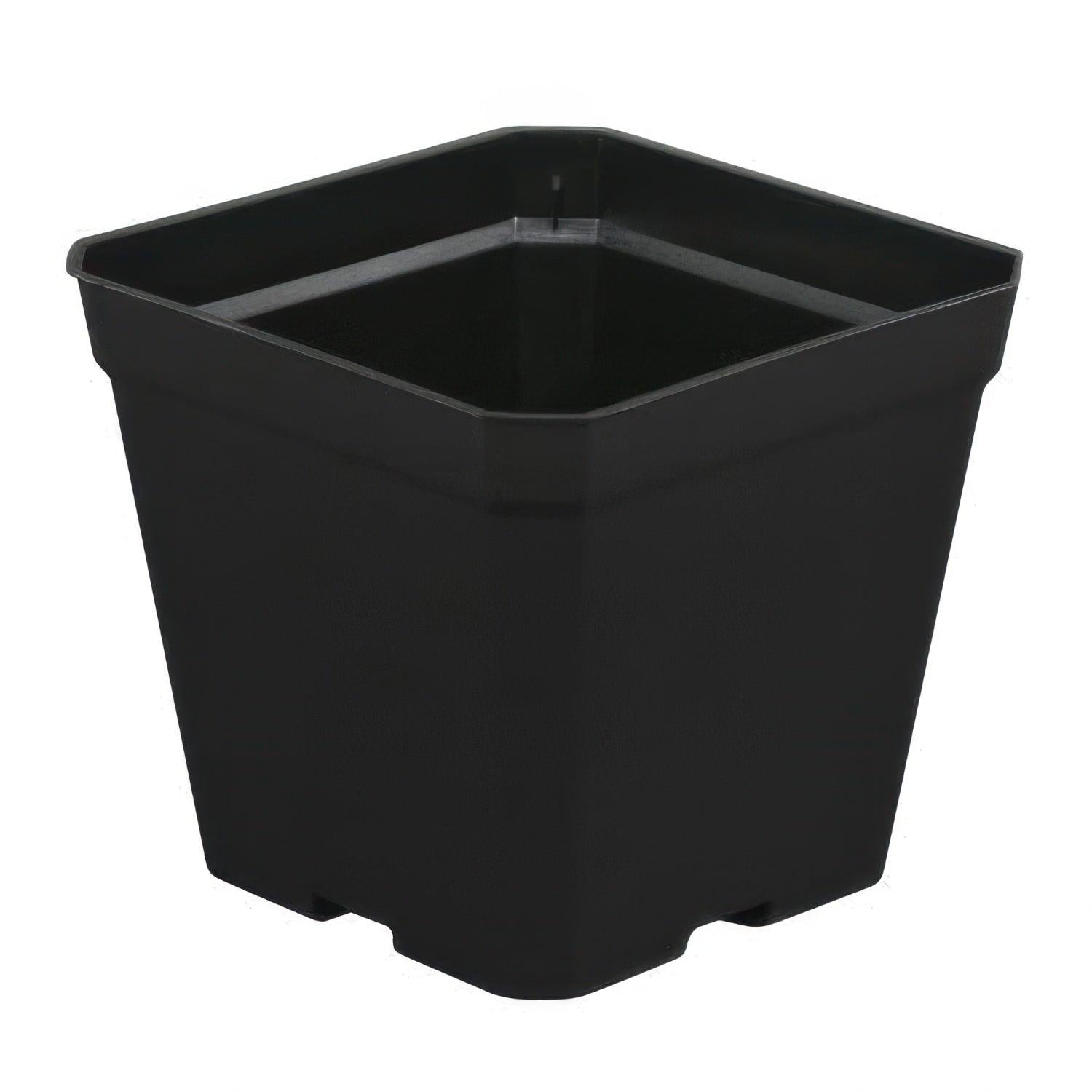 Gro Pro Black Plastic Pot 4x4x3.5 in