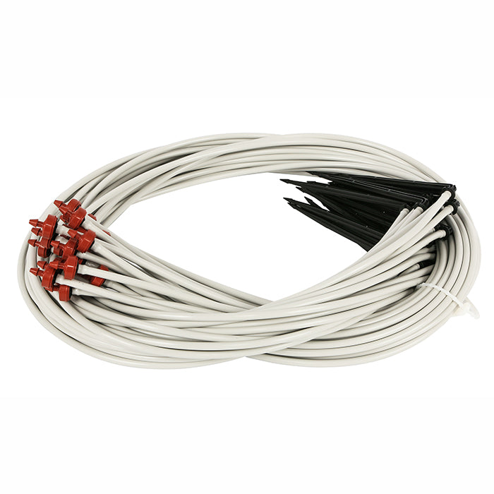 Netafim Drip Stake Assembly, 0.5 GPH, 48 Inch Tubing, Pack of 25 (01WPCJL2AW-48)