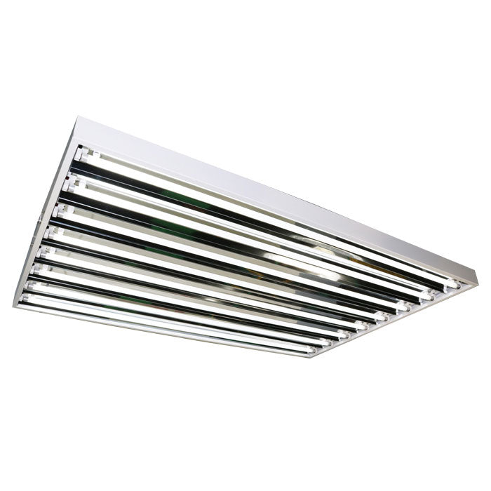 LighTech 4 ft. 8 Bulb T5 Fluorescent Light with 6,500K Bulbs