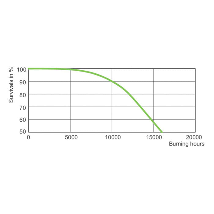 Philips 1000 Watt HORTI MASTER GreenPower Plus Double-Ended HPS EL Bulb, 2000 K, Pack of 6