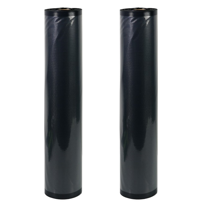 NatureVAC Vacuum Seal Roll, Black/Clear, 15 in. x 19.5 ft. - Pack of 2