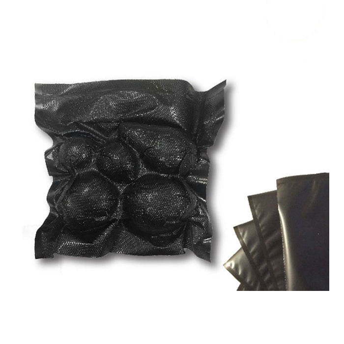 NatureVAC Pre-cut Vacuum Seal Bags, Black, 15 in. x 20 in. - Pack of 50