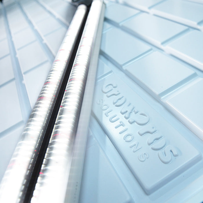 Grow Pros Solutions 4-Foot 125 Watt Under Canopy LED Grow Light Bar With Leg Stands, Pack of 8