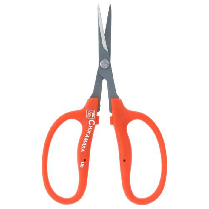 Chikamasa B-500SRF Curved Blade Garden Scissors With Fluorine Coating