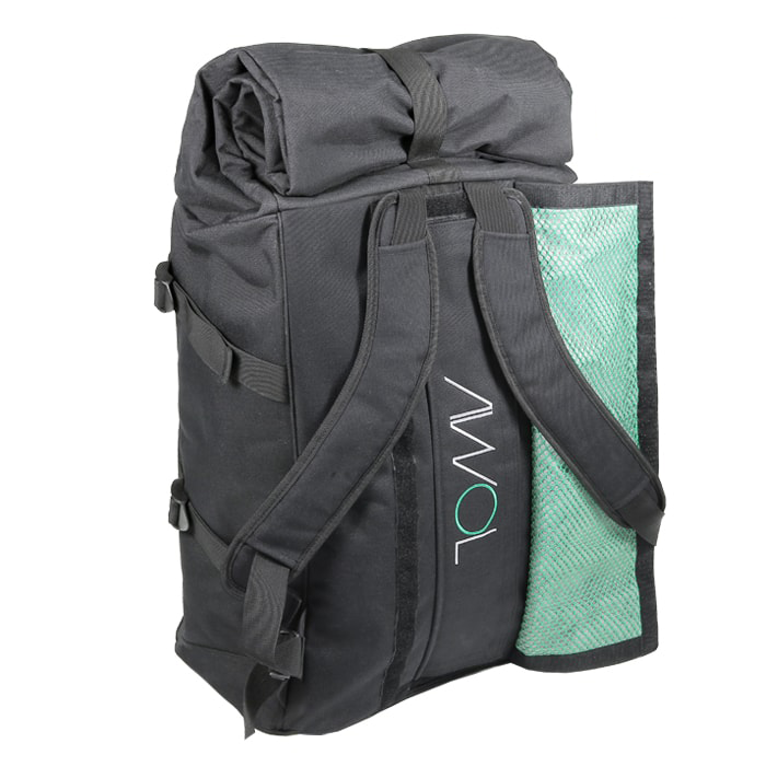 AWOL Odor Proof Cargo Roll-Up Backpack, Black - X-Large
