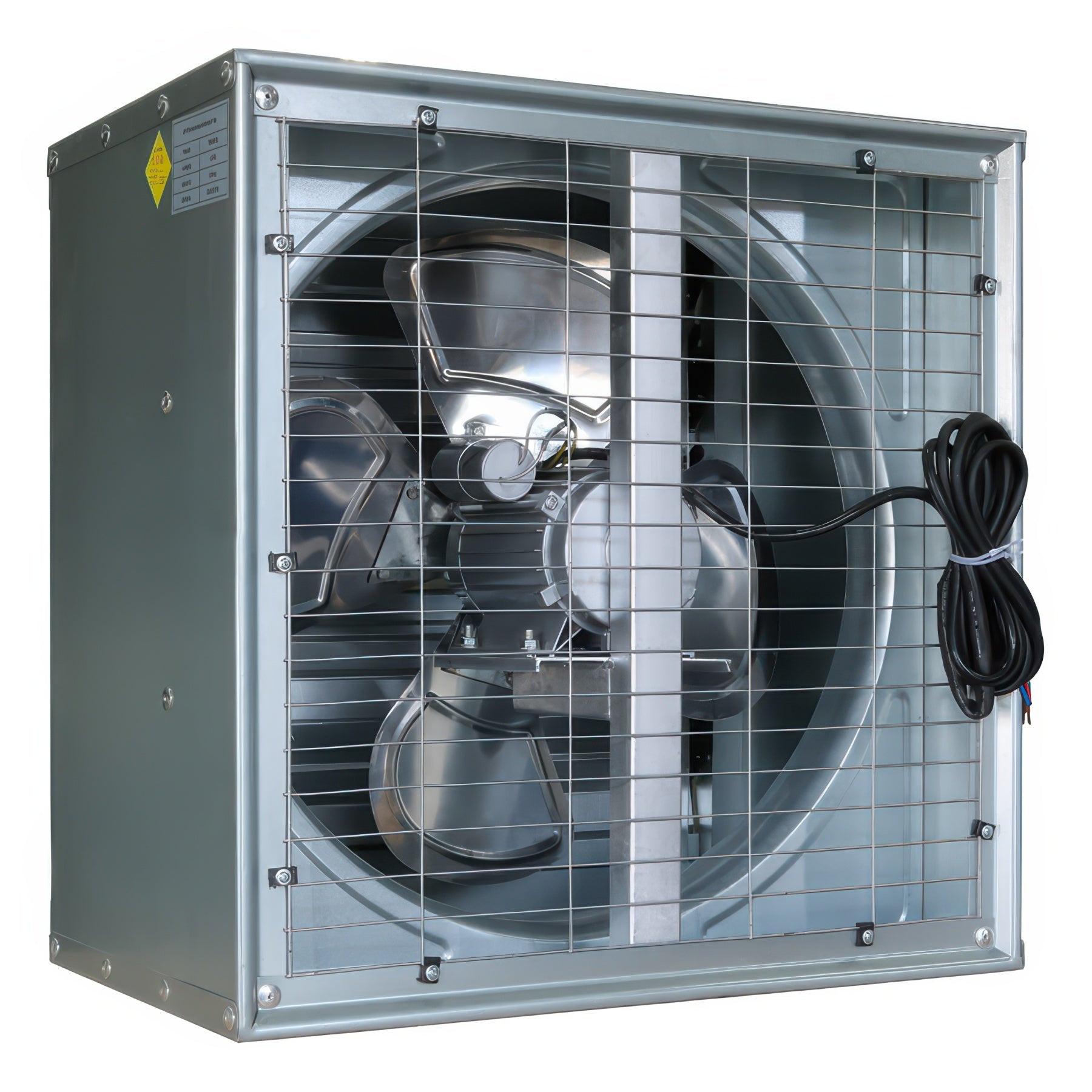 GROW1 Greenhouse Belt Driven Fan w/ Shutter 40in - Image 4