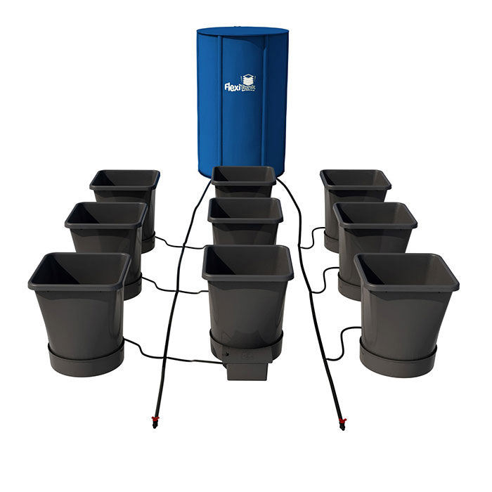 Autopot 9 Pot XL Watering System with 6.6 Gallon Pots, 25 Gallon FlexiTank