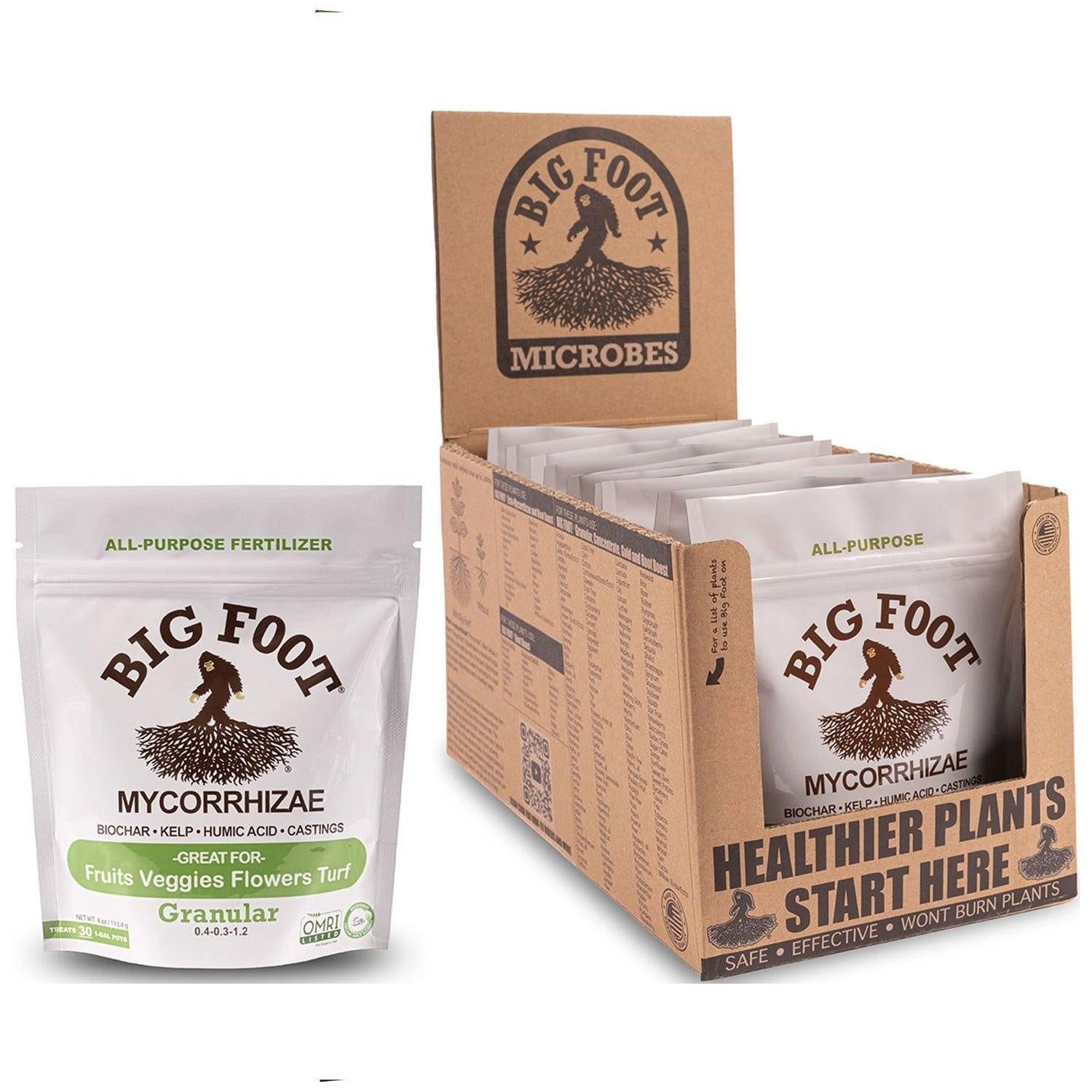 Big Foot Mycorrhizae Granular, 4 oz. - Case of 15.