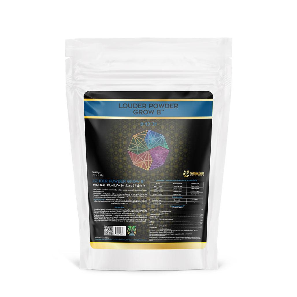 Cutting Edge Solutions Louder Powder Grow B 8-13-31, 25 lb.