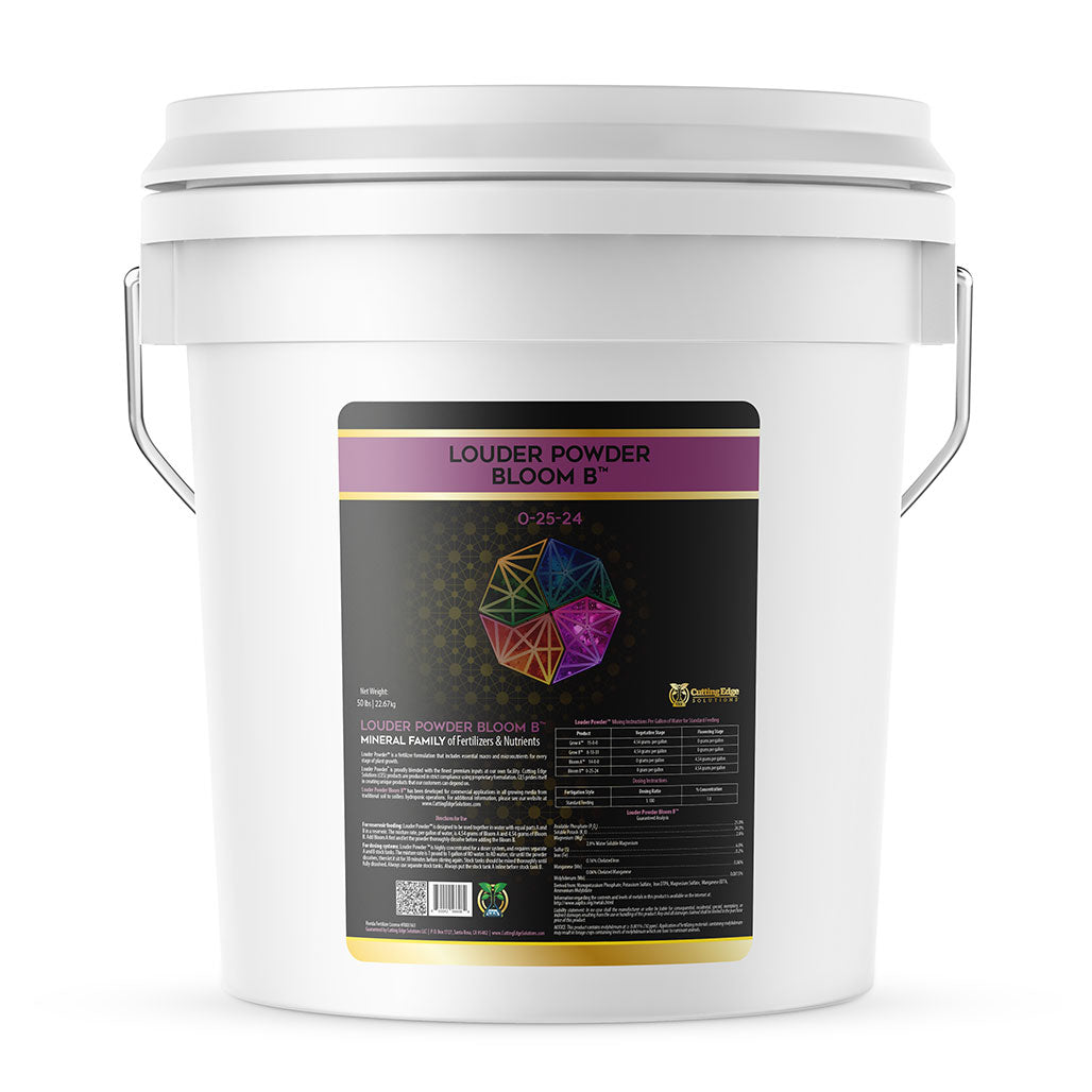 Cutting Edge Solutions Louder Powder Bloom B 0-25-24, 50 lb.
