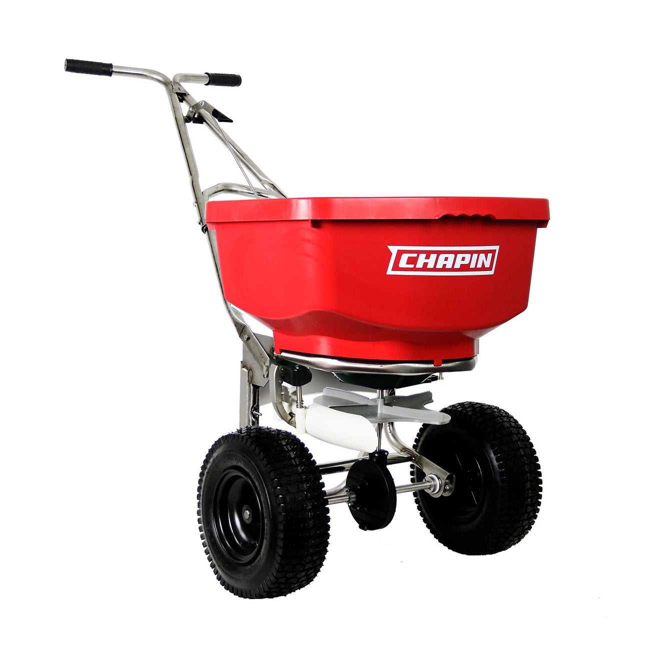 Chapin Stainless Steel Spreader, 80 lbs. With Side Baffle