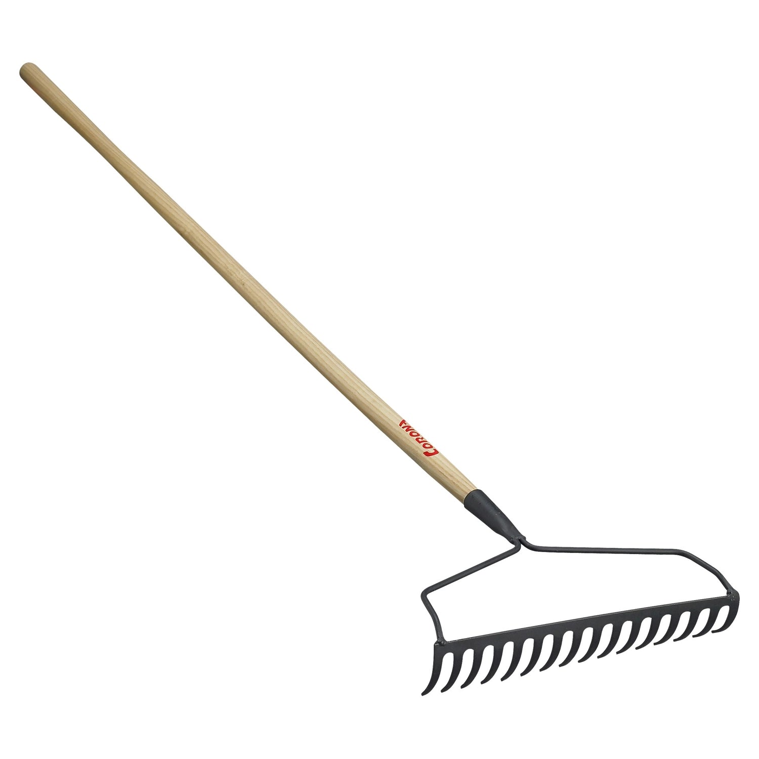 Corona Bow Head Rake, 60" Wood Handle with 16" Head